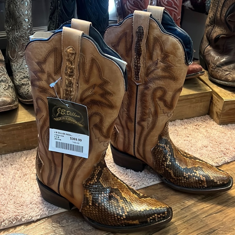 Snakeskin Cowgirl Boots